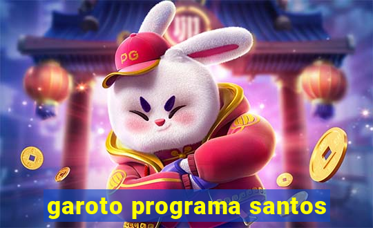 garoto programa santos